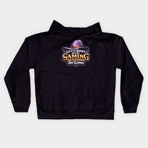 Wizard gamers Kids Hoodie by Arturo Vivó